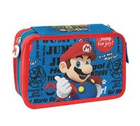 Astuccio Scuola 3 Zip Completo Super Mario Novità 2023/2024