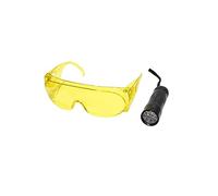 SUPERMARKET WEB-TORCIA LAMPADA UV CERCAFUGHE 9 LED con OCCHIALI x TRACCIANTE CLIMATIZZATORE