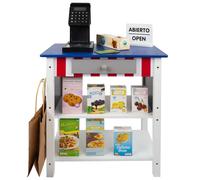 Giocattolo in legno del supermercato Woomax con accessori