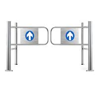 Supermercato Entrata Sicurezza Cancello,Automatico Chiusura Unidirezionale Porta Per Negozio,Porta A Battente Automatica In Acciaio Inox,Cancello D'ingresso Industriale Per Garage(120cm/47.2in)