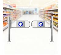 Supermercato Entrata Sicurezza Cancello,Magazzino Industriale Manuale Oscillazione Cancello,Porta A Mezza Vita In Metallo,Porta Di Uscita Automatica A Battente Per Negozio,Biblioteca(150cmx100cm)