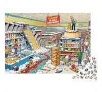 Supermercato Spill Symphony Spirale Puzzle in Legno Impermeabile DIY Puzzles Da 1000 Pezzi Regali Per Adulti Divertenti Giochi Educativi