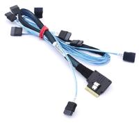 Supermicro CBL-SAST-0827 Cavo Dati SAS Slimline SFF-8654 A 8x SATA 70cm
