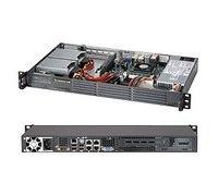 SUPERMICRO CSE-504-203B SC504 203B - Montabile su rack - 1U - mini ITX - non hot-swap 200 Watt - nero - (> Chassis & Alimentatori)
