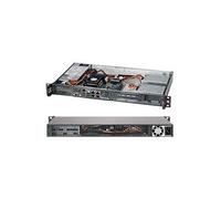 Supermicro CSE-505-203B sistema barebone per server Rack (1U)