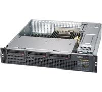 Supermicro CSE-825MBTQC-R802LPB Caso di computer Support Nero 800 W