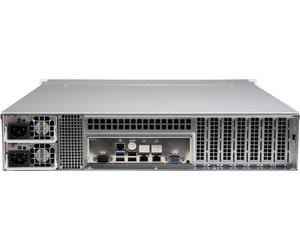 Supermicro CSE-LA26E1C4-R609LP Chassis 2U SCLA26 LP nero con rosso. 600 W PWS, RoHS NEW