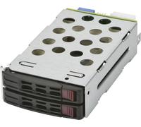 Supermicro MCP-220-82616-0N pannello drive bay 2x 5,25" Pannello portante Nero, Metallico NEW