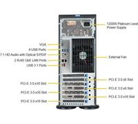 Supermicro SuperWorkstation 7049A-T Intel C621 LGA 3647 (Presa P) Rack (4U) Nero NEW