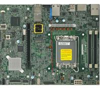 Supermicro X14SAV-TLN4F Bulk Flex ATX Scheda incorporata | Intel Core Ultra 9/7/5 Series 2 | 96 GB DDR5 | PCIe 5.0 | Dual 10G e 2.5G LAN | M.2 | MCIO | 4X SATA | 12V DC | vPro
