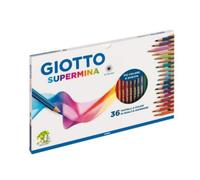 Supermina Astuccio da 36 Matite a Pastello Colorate 3.8mm