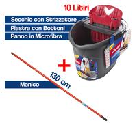 SUPERMOCIO REVOLUTION VILEDA PANNO RICAMBIO / SECCHIO STRIZZATORE 51405V