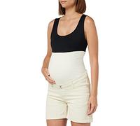 Supermom Jeans Hurlock Over The Belly Short Pantaloncini, Bone White-P989, 32 Donna