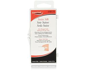 SuperNail 100% Swiss Silk Wrap Self-Adhesive Tabs