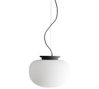 Supernate Lampadario Ø38 Opale Bianco/Nero