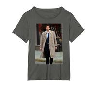 Supernatural Castiel Ass Butt Maglietta, Donna Plus-Size, Asfalto, 1X