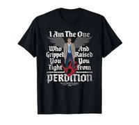 Supernatural Castiel Raised from Perdition Maglietta