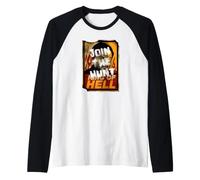 Supernatural Crowley King of Hell Maglia con Maniche Raglan