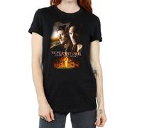 Supernatural Flaming Poster Maglietta Ampia Donna (BI1510)