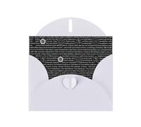 Supernatural Inspiration - Biglietto di auguri in carta perlata, design unico, buste per ringraziamento, inviti