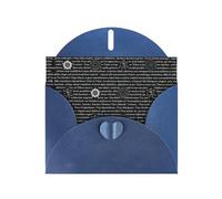 Supernatural Inspiration - Biglietto di auguri in carta perlata, design unico, buste per ringraziamento, inviti