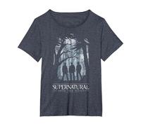 Supernatural Join The Hunt Silhouette Maglietta, Donna Plus-Size, Pervinca, 2X