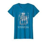 Supernatural Join The Hunt Silhouette Maglietta, Donna, Zaffiro, XXL