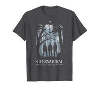 Supernatural Join The Hunt Silhouette Maglietta, Uomo, Grigio Scuro, S