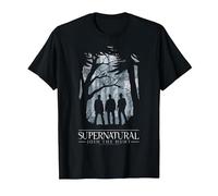 Supernatural Join The Hunt Silhouette Maglietta, Uomo, Nero, 6XL