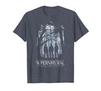 Supernatural Join The Hunt Silhouette Maglietta, Uomo, Pervinca, XL