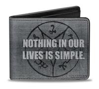 Supernatural Nothing Nel Nostro Vive È Semplice Diavoli Trap Simbolo Piegato A