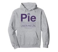 Supernatural Pie Felpa con Cappuccio, Unisex per Adulti, Grigio Melange, L