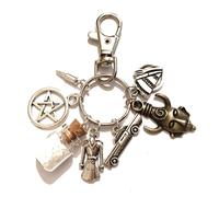 Supernatural Portachiavi Dean Sam Winchester Demoni Pentacolo Serie Cosplay