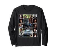 Supernatural Sam Dean Squares Maglia a Manica