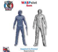 Supernatural Sam Figura Incompleta Scala 1:18 Wasp Grigia In Resina