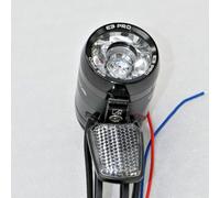 Supernova E3 Pro 2 Fanale per Dinamo con Staffa per Forcella (1 pz) Nero