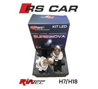 SUPERNOVA LED H7 H18 RIATEC MOD7000 CON POSIZIONI T10 OMAGGIO CHIPS 1860