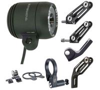 SUPERNOVA V6s E3 Faro E-bike LED 6V DC Dynamo Impermeabile V521s Nero