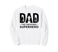 Superpapà papà Supereroe Divertente Felpa
