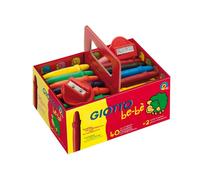 Superpastelloni a cera GIOTTO be-bè assortiti Schoolpack da 40 + 2 temperini - F
