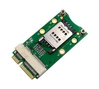 SuperPlus - Adattatore Mini PCI-E con Slot per Scheda SIM 3G/4G, WWAN LTE, GPS Card Clamshell SIM Card Holder