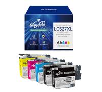 Superprint LC527 - Cartucce multipack compatibili con Brother LC527 LC527VAL per stampante MFC-J4350DW MFC-J4550DW (grande, BK*2/C/M/Y)