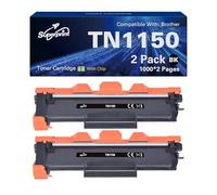 Superprint TN-1150 Toner compatibile per Brother TN1150 cartuccia toner per HL-L1240W HL-1242W HL-1242WXL DCP-L1640W DCP-1642W DCP-1642WXL DCP-L1660W (confezione da 2)