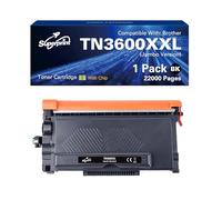 Superprint TN3600XXL Cartuccia toner compatibile con Brother TN-3600 Toner Nero per HL-L5210DN L5210DW L6210DW L6410DN, DCP-L5510DW, MFC-L5710DN L5710DW L6710DW L6910DN EX910 (Jumbo, 22000 pagine)