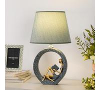 SUPERRUIDALONG Lampada da lettura creativa e romantica per camera da letto, lampada da comodino semplice e moderna, lampada da tavolo a led con interruttore dimmer decorazione per la casa soggiorno