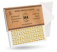 SUPERSCANDI Panni Cucina 5 Pezzi - 100% Biodegradabili e Compostabili | Panni Spugna Riutilizzabili, Sicuri per Alimenti e Senza Plastica | Panno Spugna Cucina per Ogni Superficie, Luna Gialla