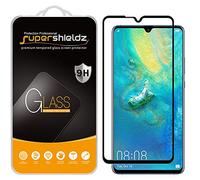 Supershieldz [2-pack] per Huawei (Mate 20 X) pellicola protettiva in vetro temperato, [copertura completa dello schermo] antigraffio, senza bolle, sostituzione a vita (nero)