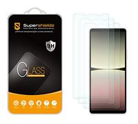 Supershieldz Confezione da 3 pellicole protettive in vetro temperato per Sony (Xperia 10 V), anti graffio, senza bolle