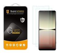 Supershieldz Pellicola protettiva in vetro temperato per Sony (Xperia 5 V), antigraffio, senza bolle, confezione da 2