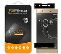Supershieldz per Sony Xperia XA1 Ultra Protezione Schermo in Vetro temperato, [Full Screen Coverage] [3D Curvo in Vetro] Anti-graffio, Senza Bolle, Garanzia di Sostituzione a Vita (Nero)